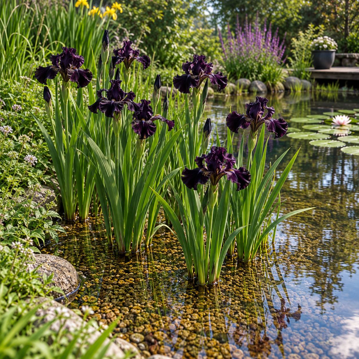 Iris noir - Iris Louisiana - Image 2