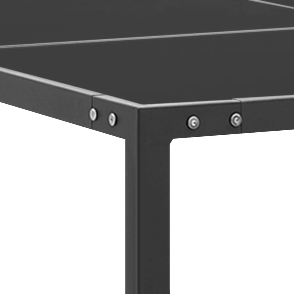 PANGIVO - Table de jardin acier et verre anthracite 130 x 130 x 72 cm - PANGIVO - Image 3