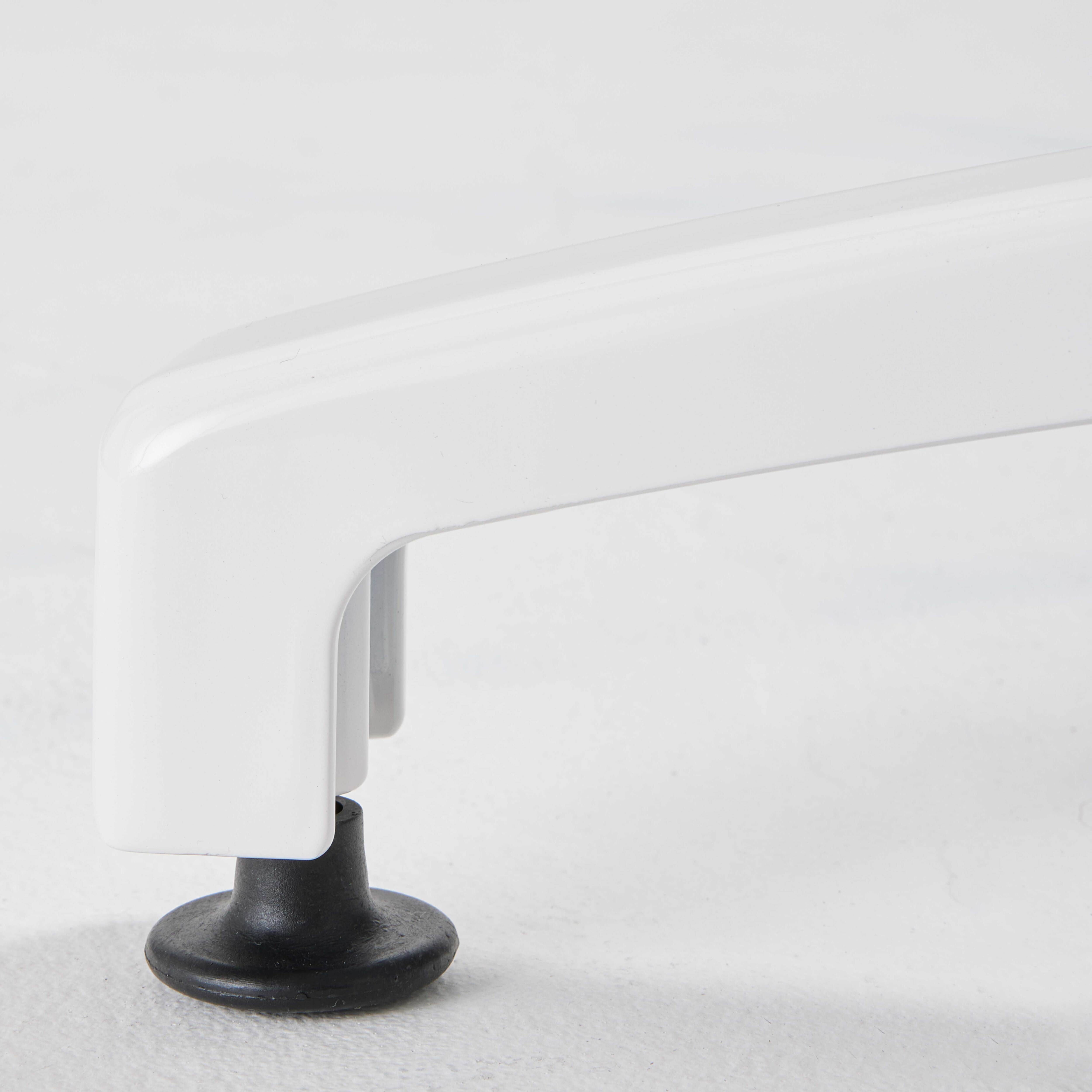 Oviala - Ensemble table 70 cm marbre et 4 chaises en métal blanc - Oviala - Image 6