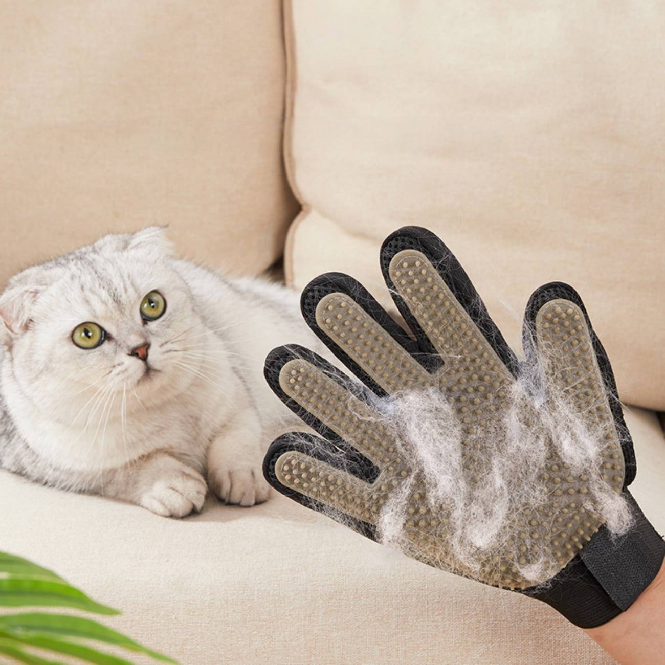Gant toilettage 4 en 1 – Soin facile pour animaux (disponible en gris)  DtopbuyAge - Image 3