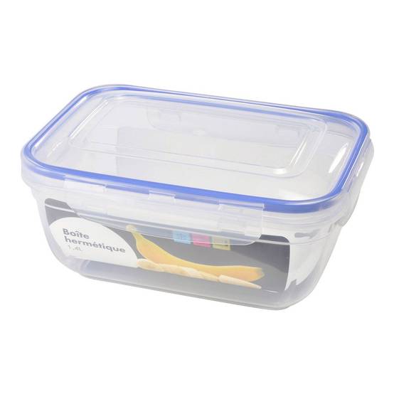 Boîte de Conservation "Hermétique" 1,4L Bleu
