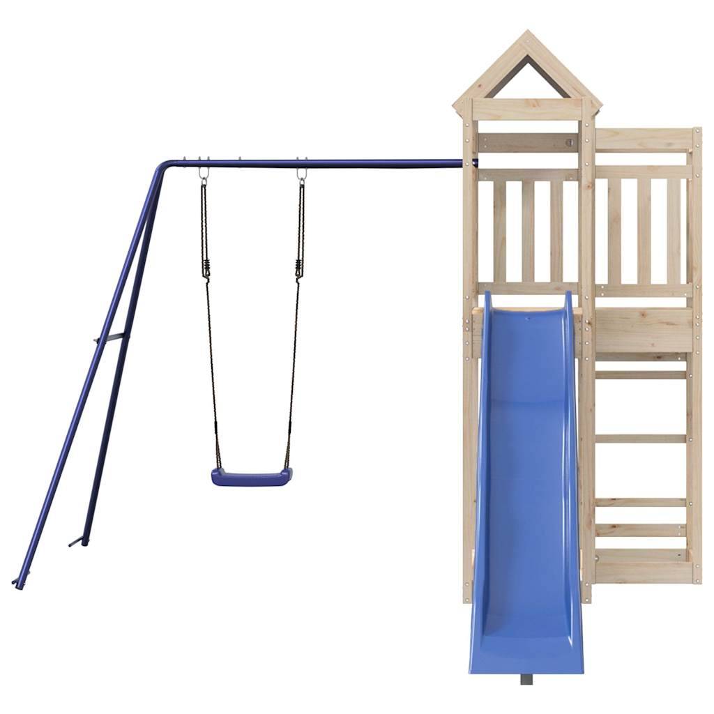 Aire de jeux d'extérieur - Jeu Plein air enfant bois de pin massif rj37 - Image 3