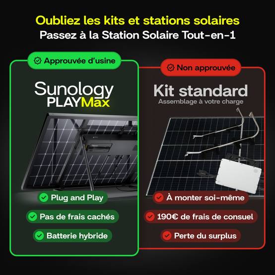 Sunology PLAY Max - Panneau solaire 450W bifacial avec batterie hybride & modulaire 700Wh – Station solaire livrée totalement assemblée - Image 7