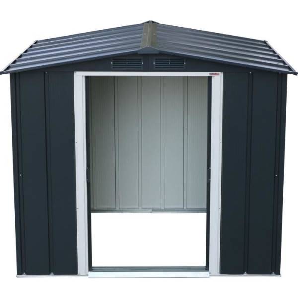 Duramax - Abri de jardin - Métal - DURAMAX - 2,47 m² - 0,33 mm - Anthracite - DUECO64PR - Image 4