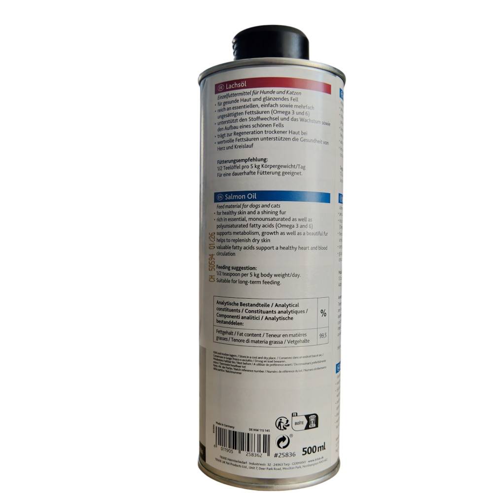 Trixie - Huile de saumon 500 ml pour chat et chien - Image 3