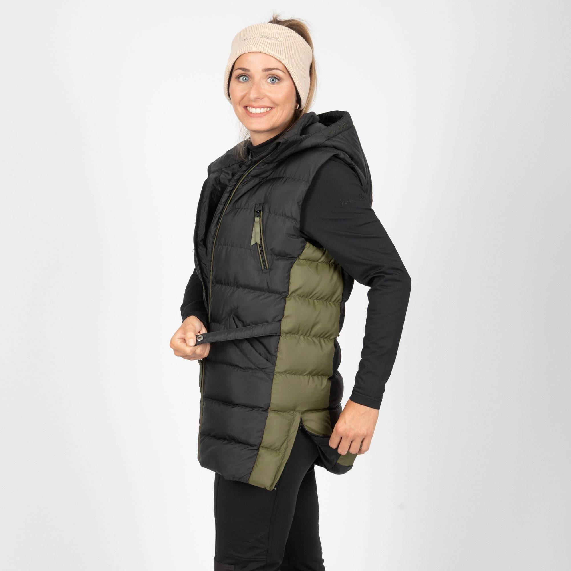 Nineworths - AURE - DOUDOUNE SANS MANCHES DE TRAVAIL - 1163 | Noir - Image 5