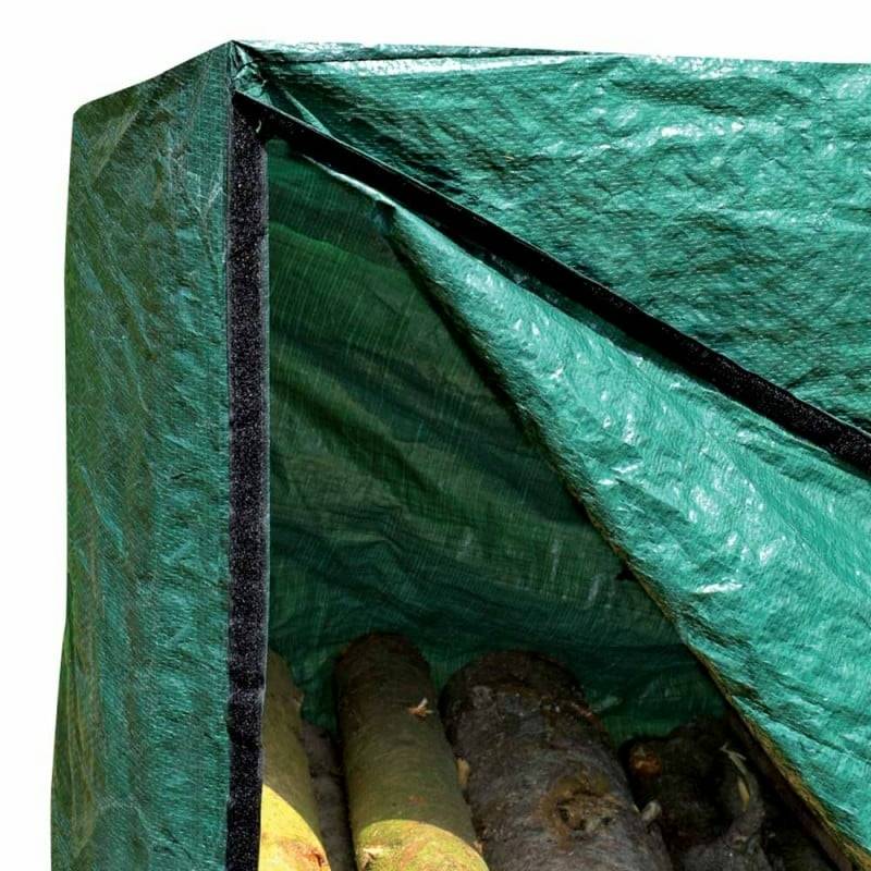 Sans Marque - Serre bûche en acier galvanisé avec bâche de protection - 200x115x36 cm - DIVERS - Image 5