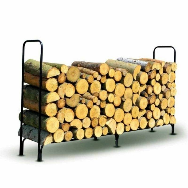 Sans Marque - Serre bûche en acier galvanisé avec bâche de protection - 200x115x36 cm - DIVERS - Image 2