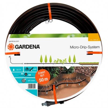 Gardena - Kit tuyau à goutteur incorporés enterré Micro-Drip - Image 1
