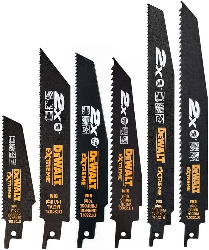 Coffret 6 lames scie sabre - DEWALT - DT2440L-QZ - Image 8
