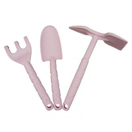 Mv Industries - Kit 3 outils de jardinage, Couleur Rose pastel