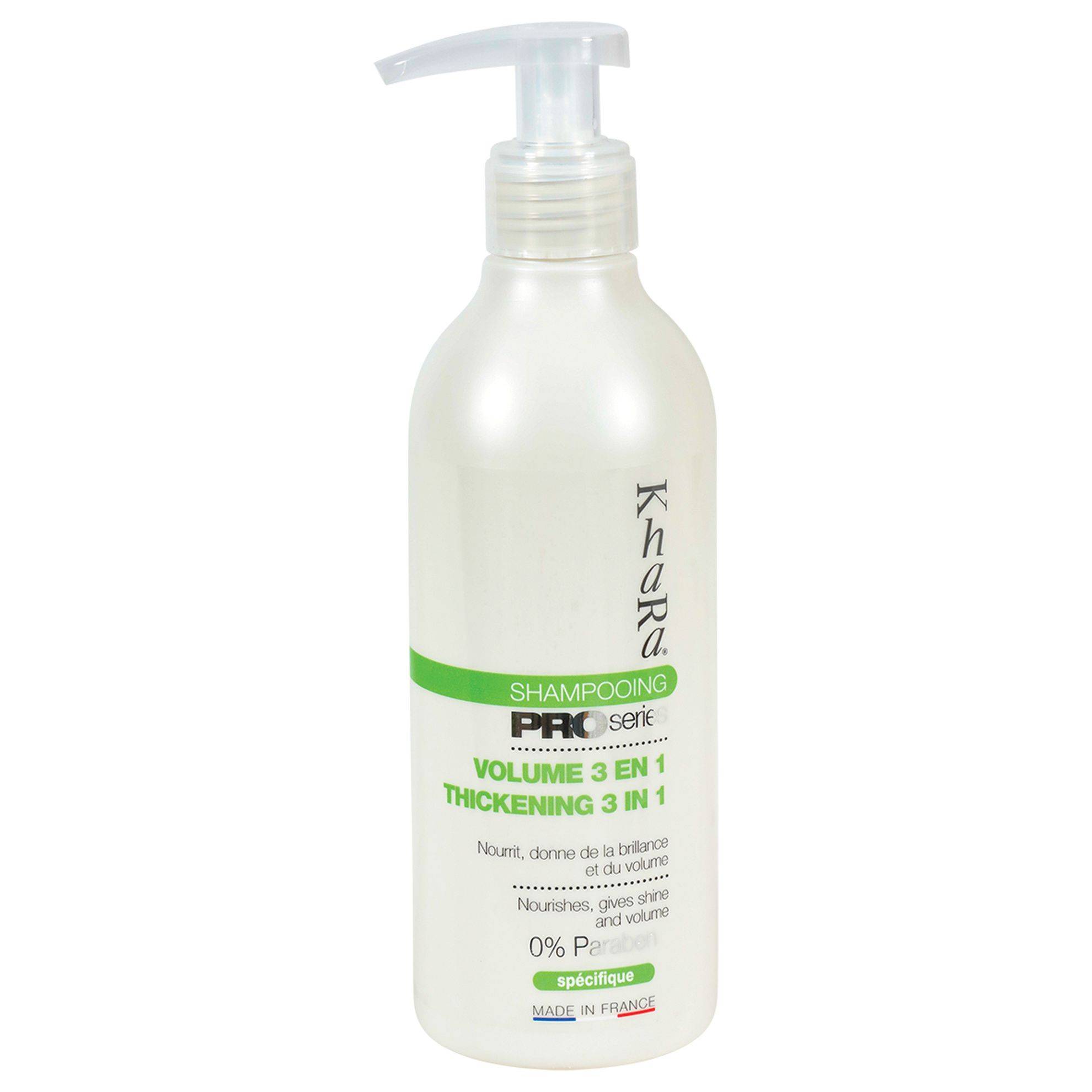 Shampooing volume soie 3 en 1 Khara : 250ml KHARA