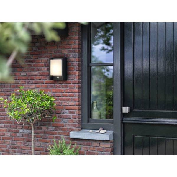 Philips - Applique murale - PHILIPS - Arbour - Lumiere blanche chaude - Avec capteur - Large - IP44 - Image 4