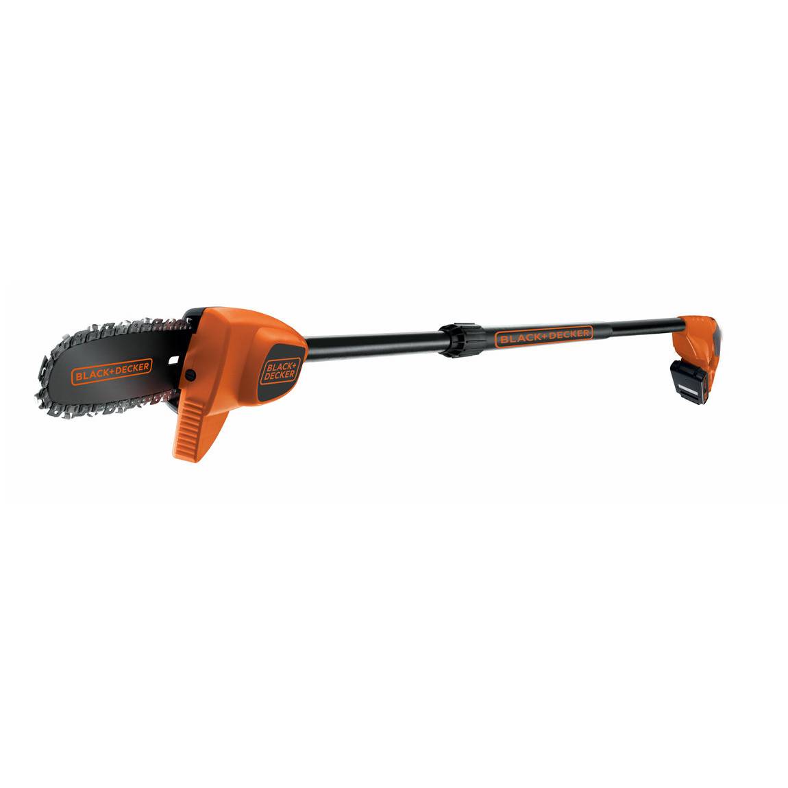 Elagueur sur perche sans fil - 18 V - 2 Ah - Manche télescopique 1,74m à 2,92m - Branche Ø 18cm - Guide de 20cm
