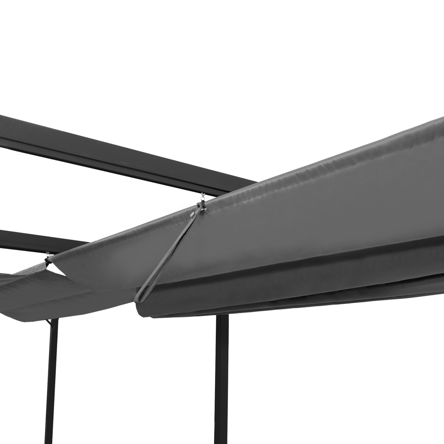 Pergola édition spéciale toit rétractable 3x6 M et 6 stores gris anthracite - Image 6