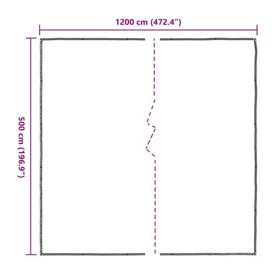 ComfortXL - Bâche transparente protection plantes PE pour jardin imperméable 5x12m - ComfortXL Outdoor Living - Image 8