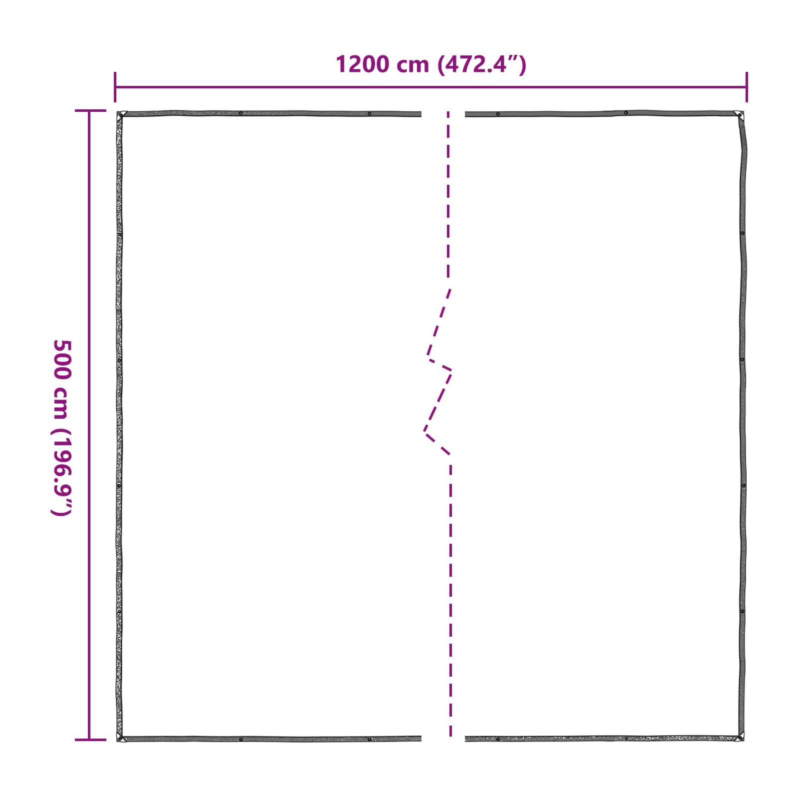 ComfortXL - Bâche transparente protection plantes PE pour jardin imperméable 5x12m - ComfortXL Outdoor Living - Image 8