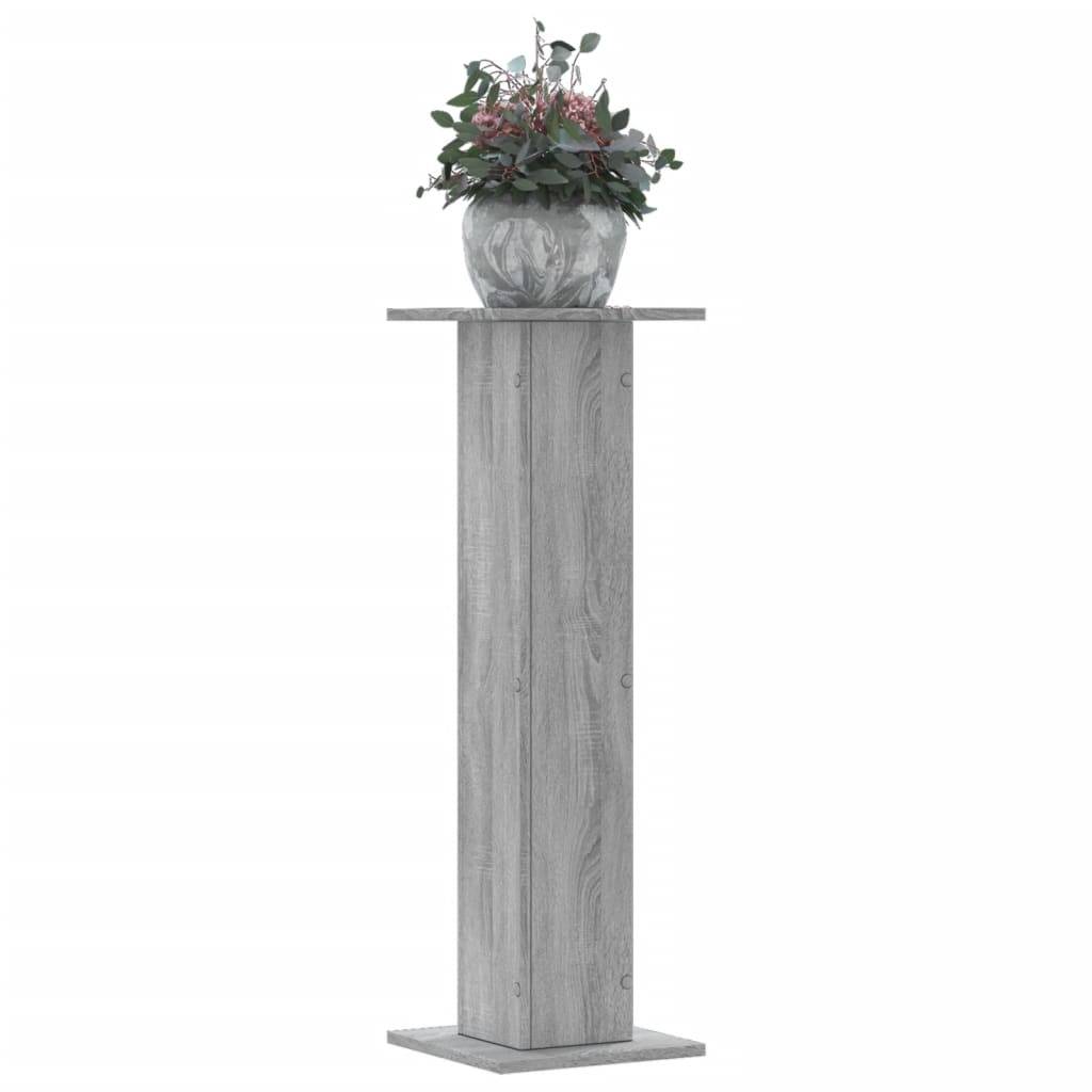 Vidaxl - Supports pour plantes 2 pcs sonoma gris bois d'ingénierie vidaXL 3307878 - Image 1
