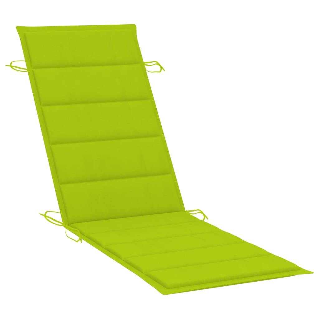 Helloshop26 - Transat chaise longue bain de soleil lit de jardin terrasse meuble d'extérieur à bascule avec coussin bois de teck solide - Image 7