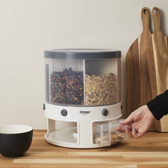 Cook Concept - Distributeur Rotatif "6 Compartiments" 32cm Blanc - Image 9