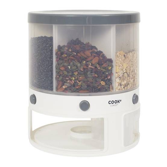 Cook Concept - Distributeur Rotatif "6 Compartiments" 32cm Blanc - Image 1