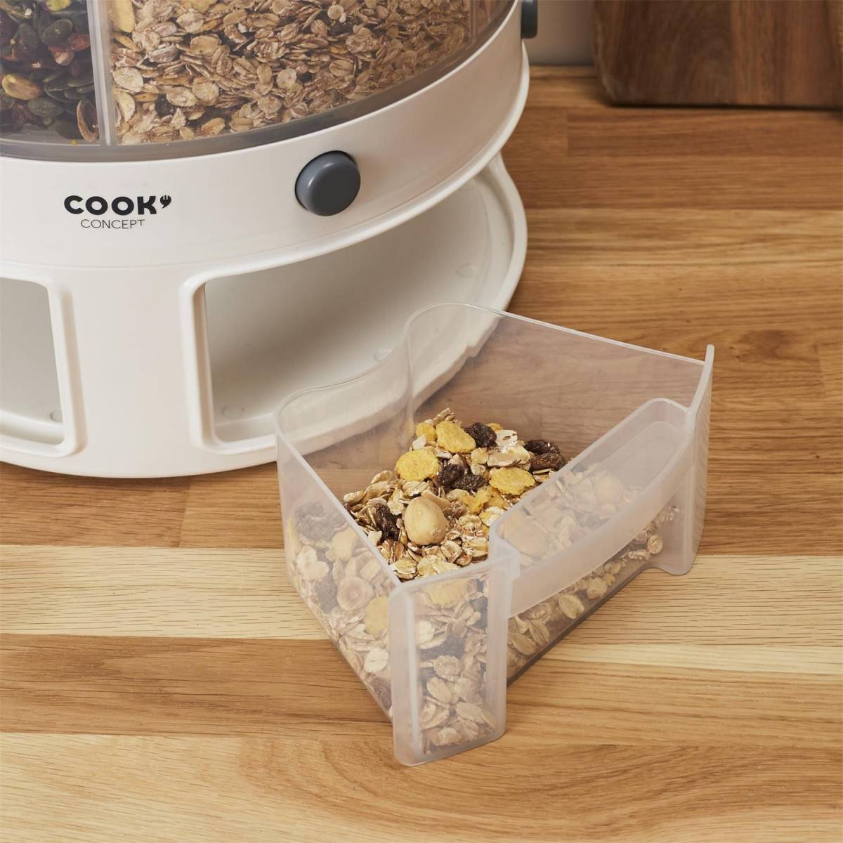 Cook Concept - Distributeur Rotatif "6 Compartiments" 32cm Blanc - Image 10