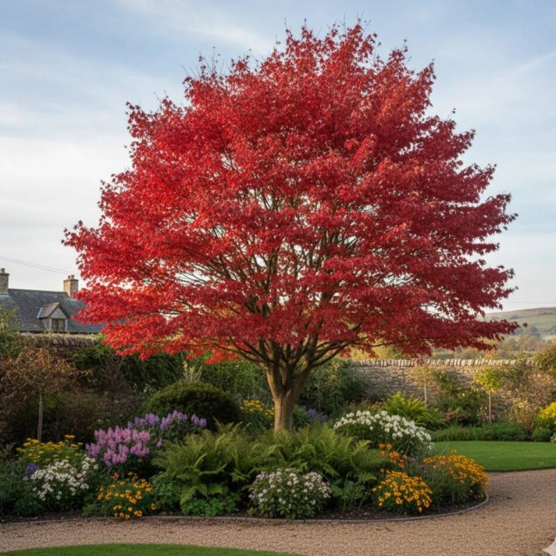 Érable freemanii Autumn Blaze, Acer - Pot de 15L - Tige 8/10 - Haut. 150/175 cm - Image 4