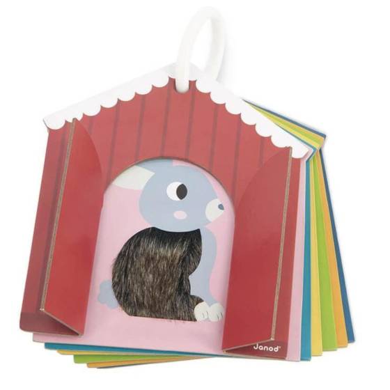 Janod - 7 cartes tactiles - Les animaux de la ferme Multicolore - Image 4