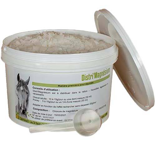 Magnésium pour Cheval, Distri'Magnésium (Chlorure de magnésium) - 2,5kg - DistriHorse33 - Image 1