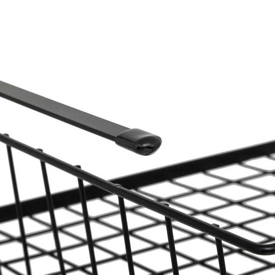 Panier à Suspendre en Métal "Dressing" 51cm Noir - Image 3