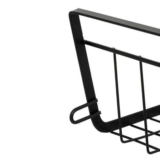 Panier à Suspendre en Métal "Dressing" 51cm Noir - Image 4