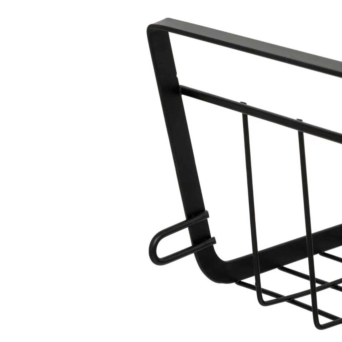 Panier à Suspendre en Métal "Dressing" 51cm Noir - Image 4