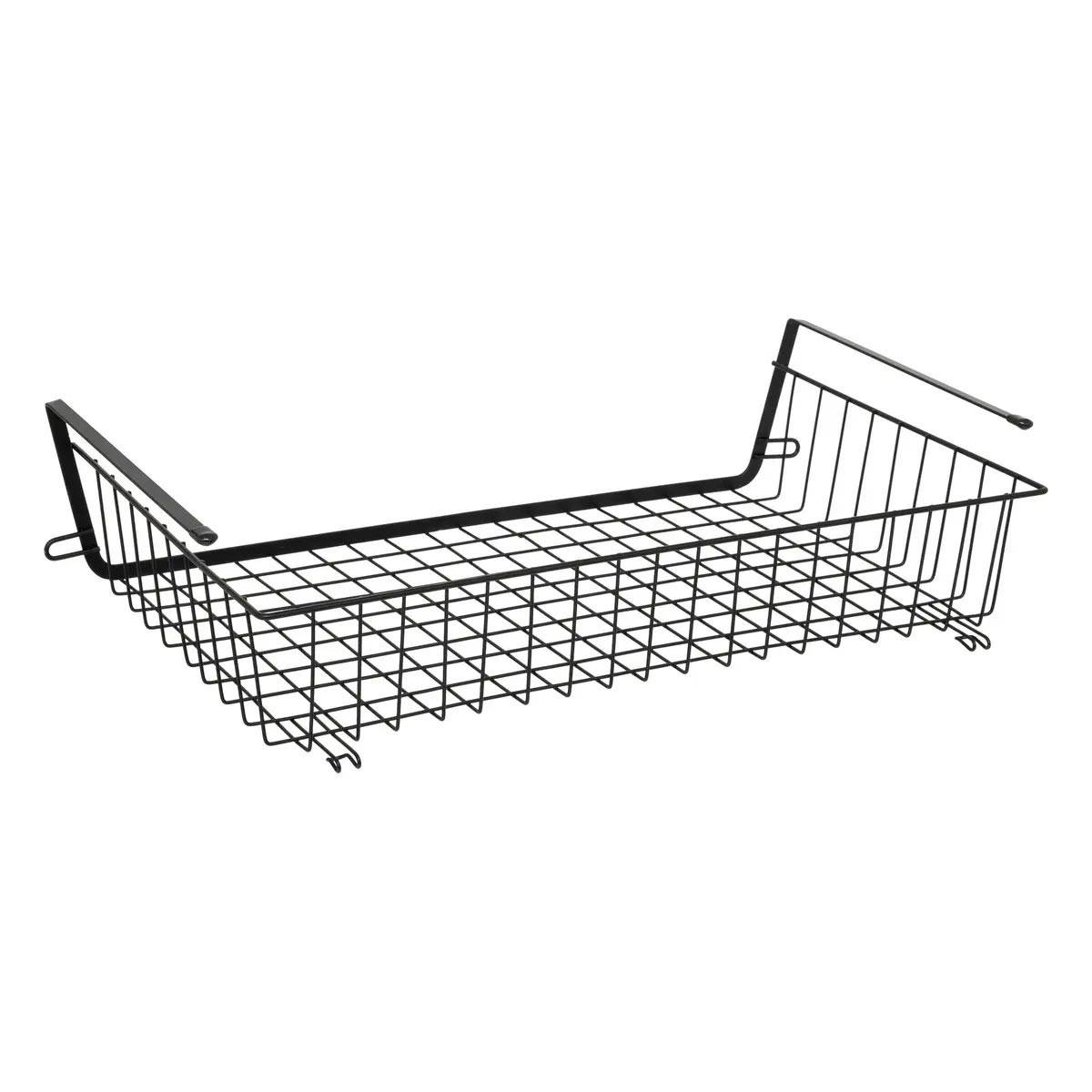 Panier à Suspendre en Métal "Dressing" 51cm Noir - Image 2