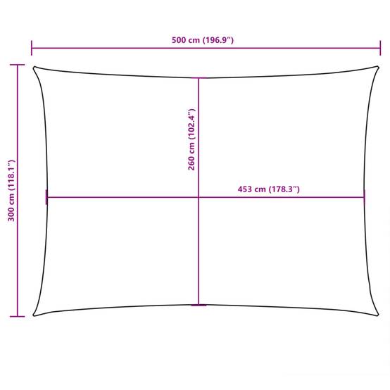 Voile de parasol tissu oxford crème 3 x 5 cm - PANGIVO - Image 10