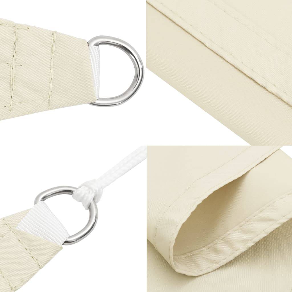 Voile de parasol tissu oxford crème 3 x 5 cm - PANGIVO - Image 7