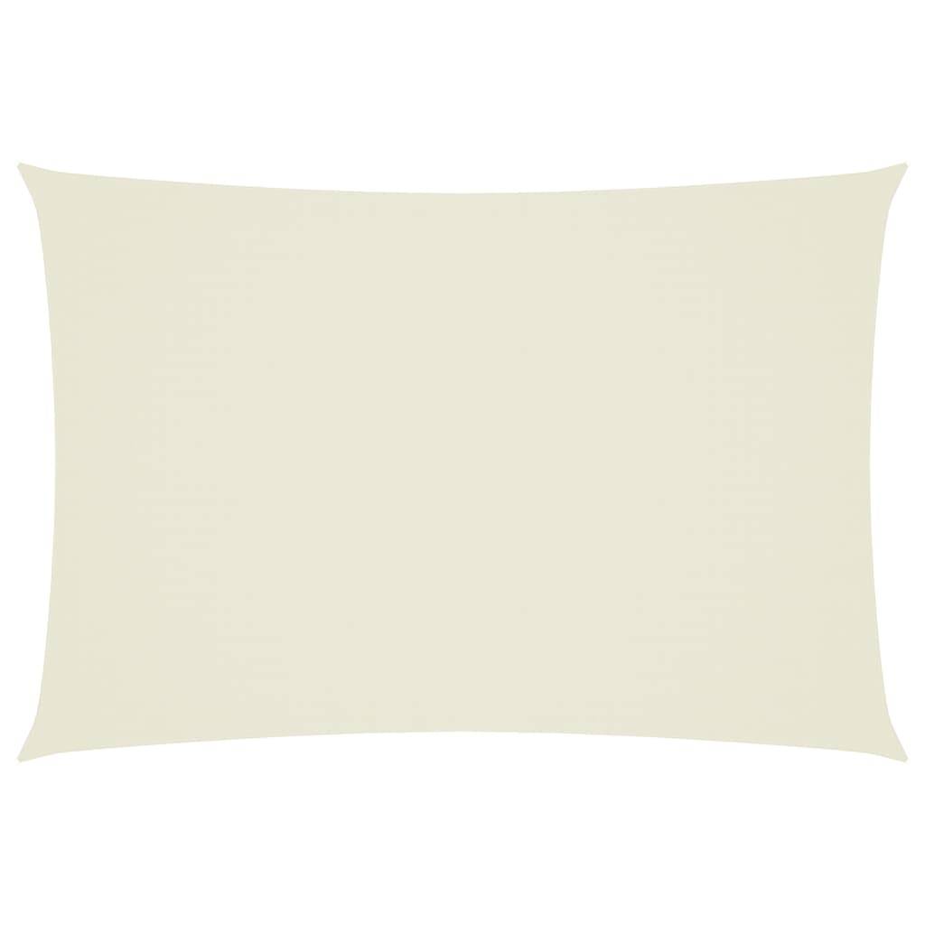 Voile de parasol tissu oxford crème 3 x 5 cm - PANGIVO - Image 1