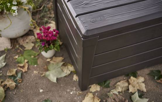 Keter - Coffre de rangement Marron Brightwood 454L - KETER - Image 2