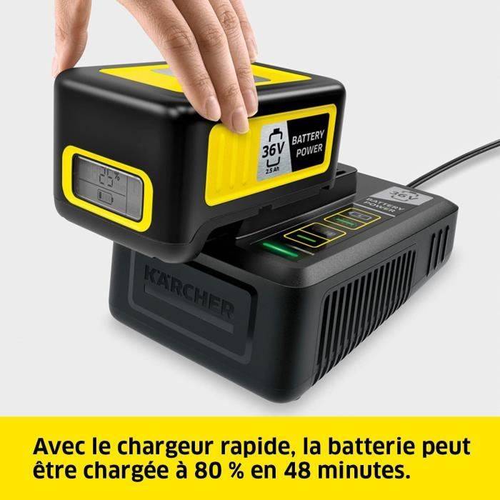 Kit batterie 36 V 2,5 Ah Battery Power 36/25 avec chargeur rapide - KÄRCHER - Image 5