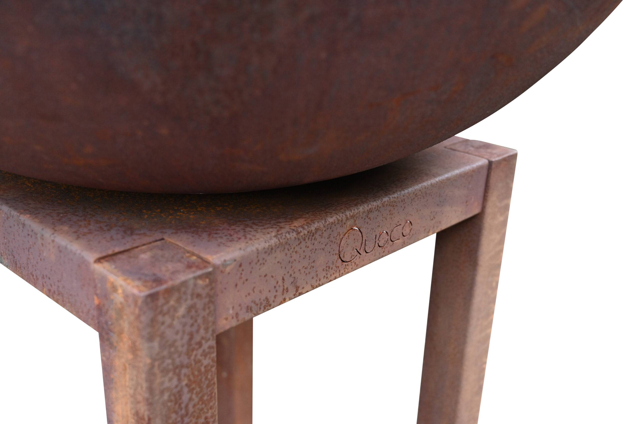Brasero Piatto Montabile Medium Corten diam84 + Grille + Spatule + Housse - Image 3