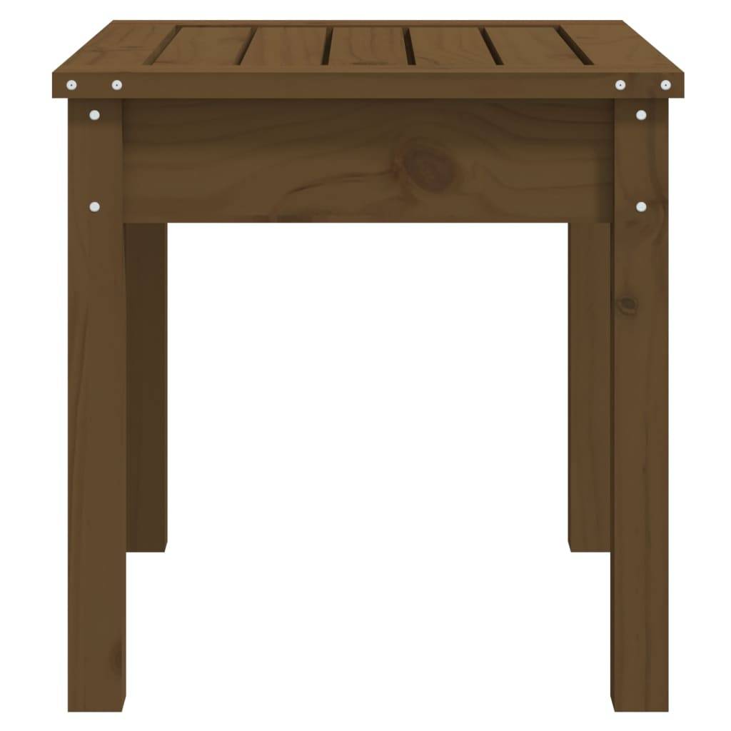 Helloshop26 - Banc de jardin meuble de patio d'extérieur terrasse 50 x 44 x 45 cm bois de pin massif marron miel - Image 3