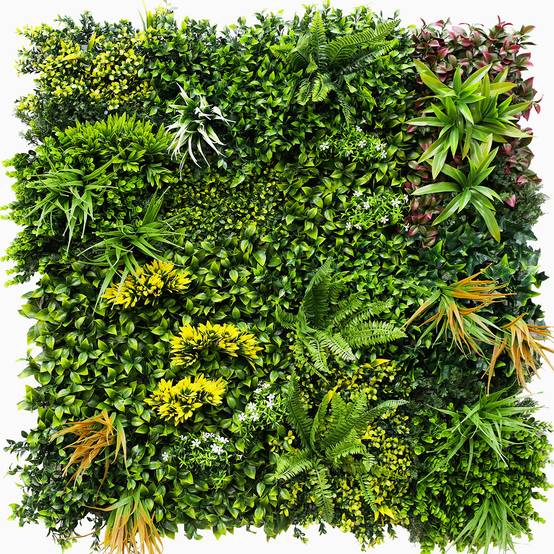 Mur Vegetal Artificiel Jungle MGS Plaque de 1M x 1M - Image 1