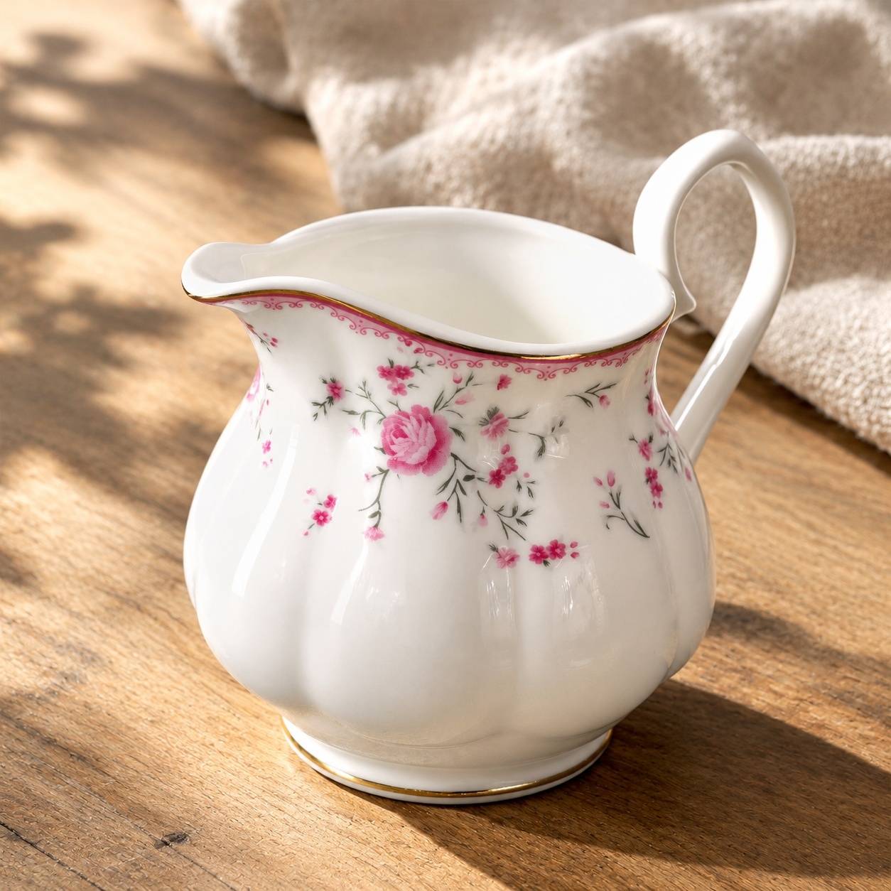 Service à Thé en Porcelaine 6 Personnes Rouge avec Théière et Accessoires - Image 4
