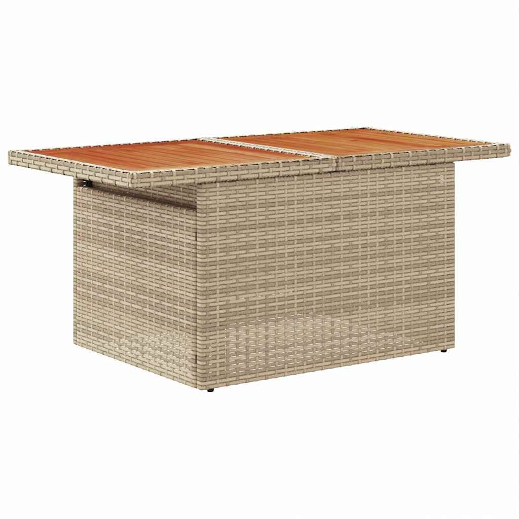 ComfortXL - Salon de jardin modulable 7 pcs Poly rotin avec table et coffres de rangement Beige – ComfortXL Outdoor Living - Image 7