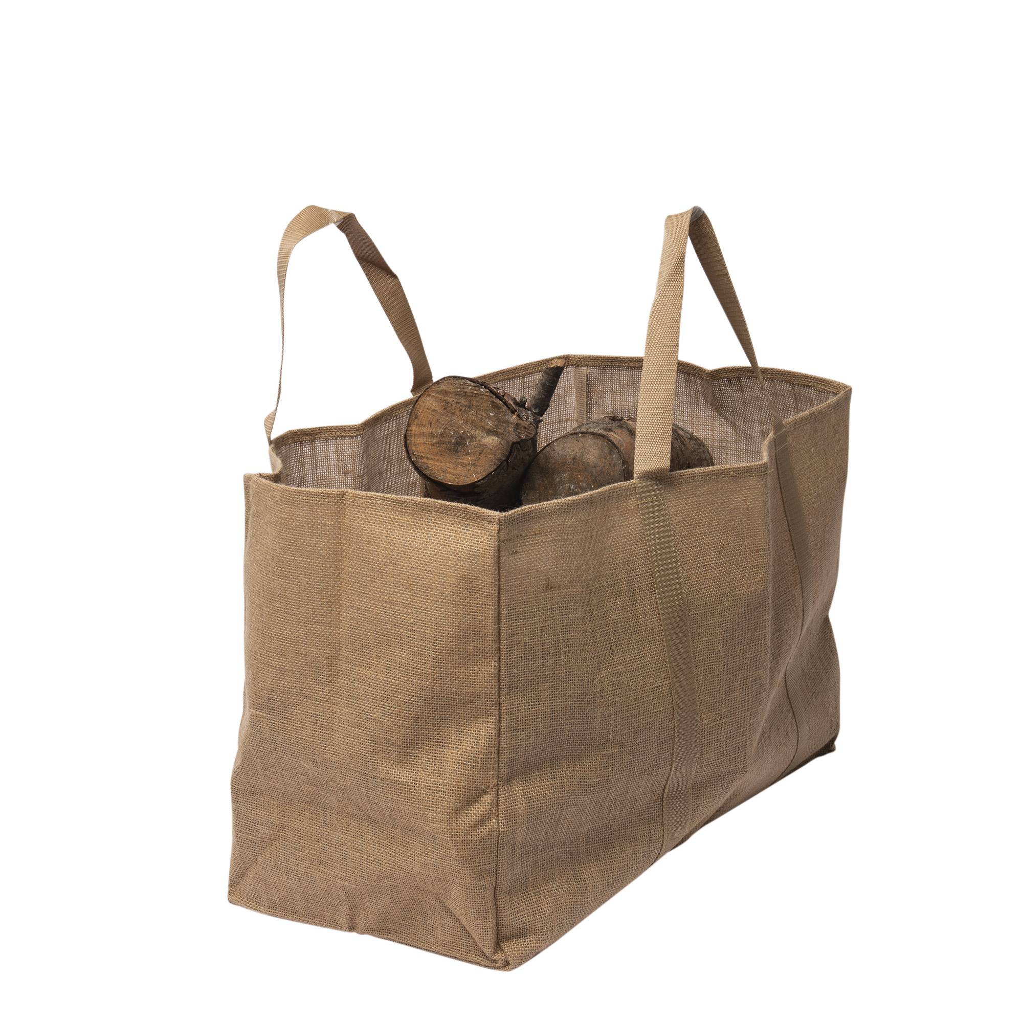 WERKA PRO - Sac porte bûches en jute naturel WERKA PRO - Image 4