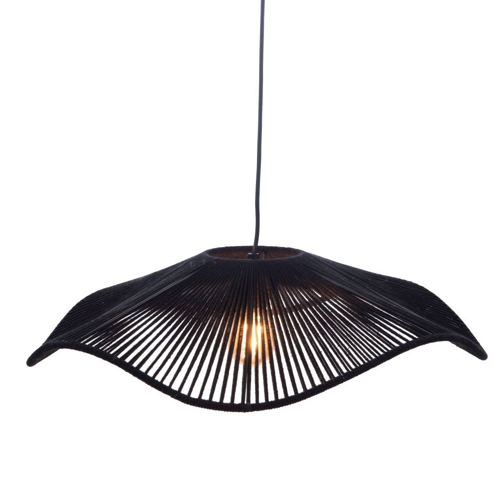 Amadeus - Suspension en coton noir 58 cm - Image 1