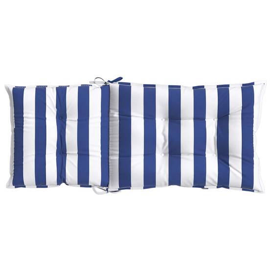 PANGIVO - Coussins d'extérieur tissu bleu et blanc 120 x 50 x 7 cm, poids:6.9kg - PANGIVO - Image 7