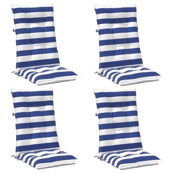 PANGIVO - Coussins d'extérieur tissu bleu et blanc 120 x 50 x 7 cm, poids:6.9kg - PANGIVO - Image 2