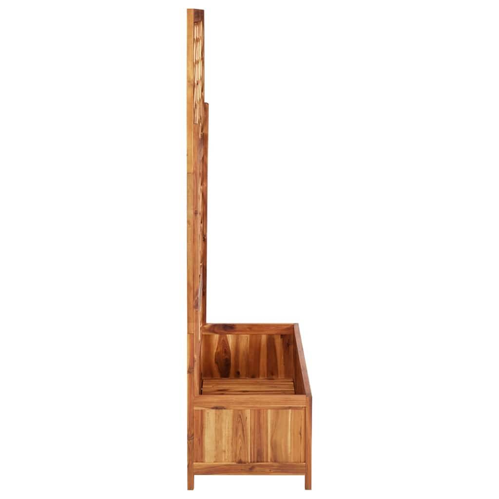 Vidaxl - Lit surélevé avec treillis 85x38x150 cm Bois massif d'acacia vidaXL 316542 - Image 6