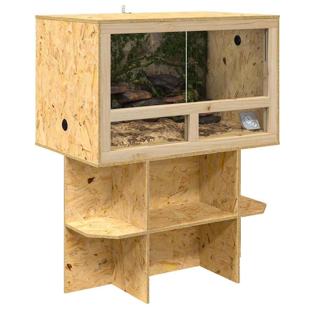 Vidaxl - Base de Terrarium Marron 80 x 50 x 50 cm OSB vidaXL 876736 - Image 4