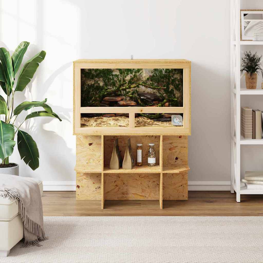 Vidaxl - Base de Terrarium Marron 80 x 50 x 50 cm OSB vidaXL 876736 - Image 5